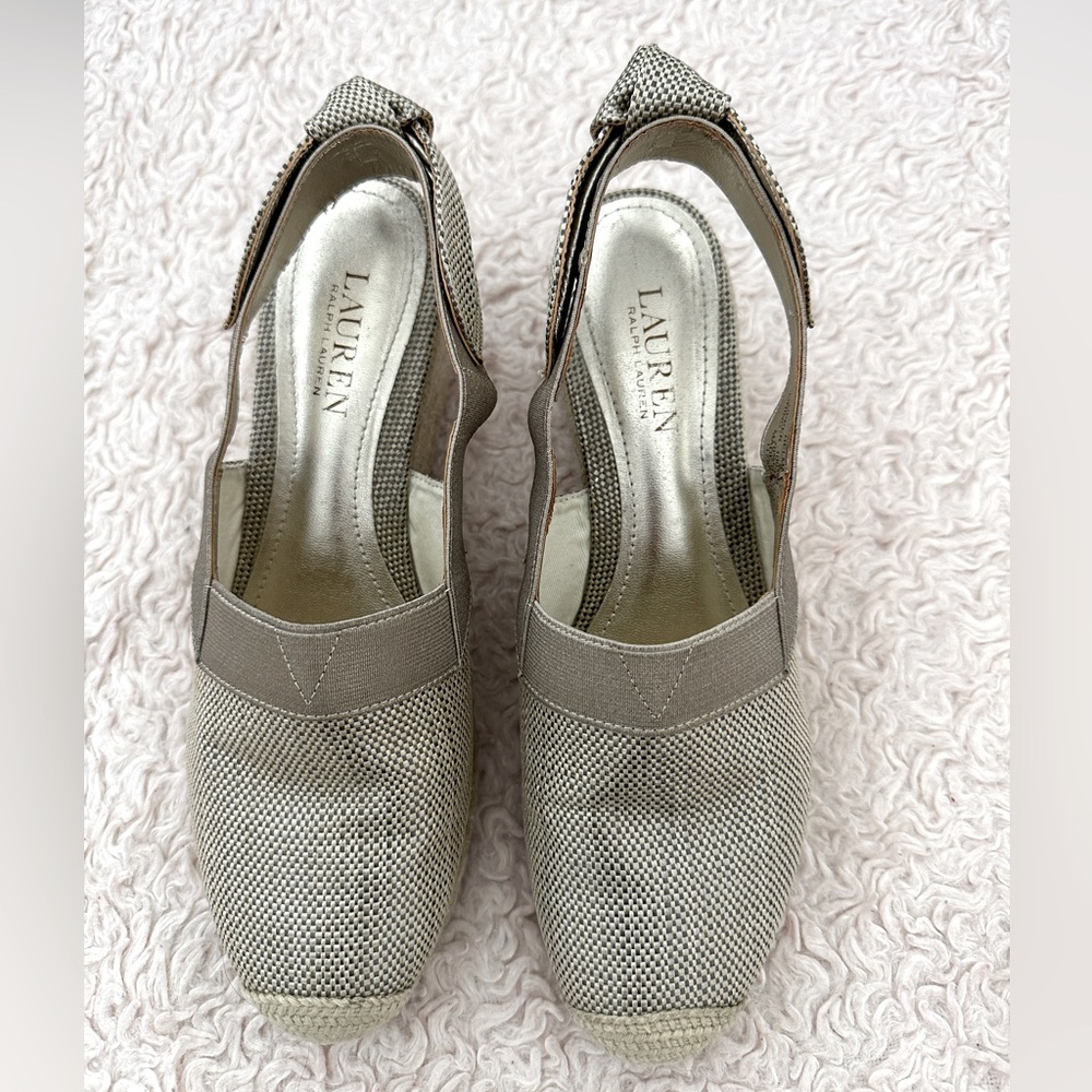 Lauren Ralph Lauren Helma Espadrille Wedge Sandal Size 8.5